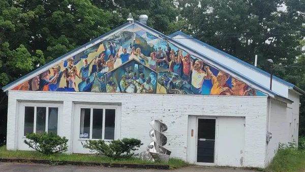 Local 14 Union Hall with Mural and Agitator